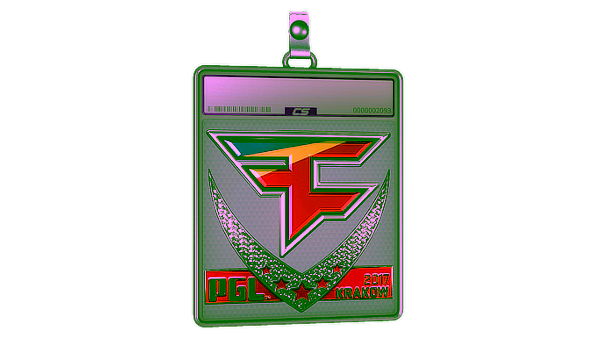 Display for Sticker Slab | FaZe Clan (Foil) | Krakow 2017