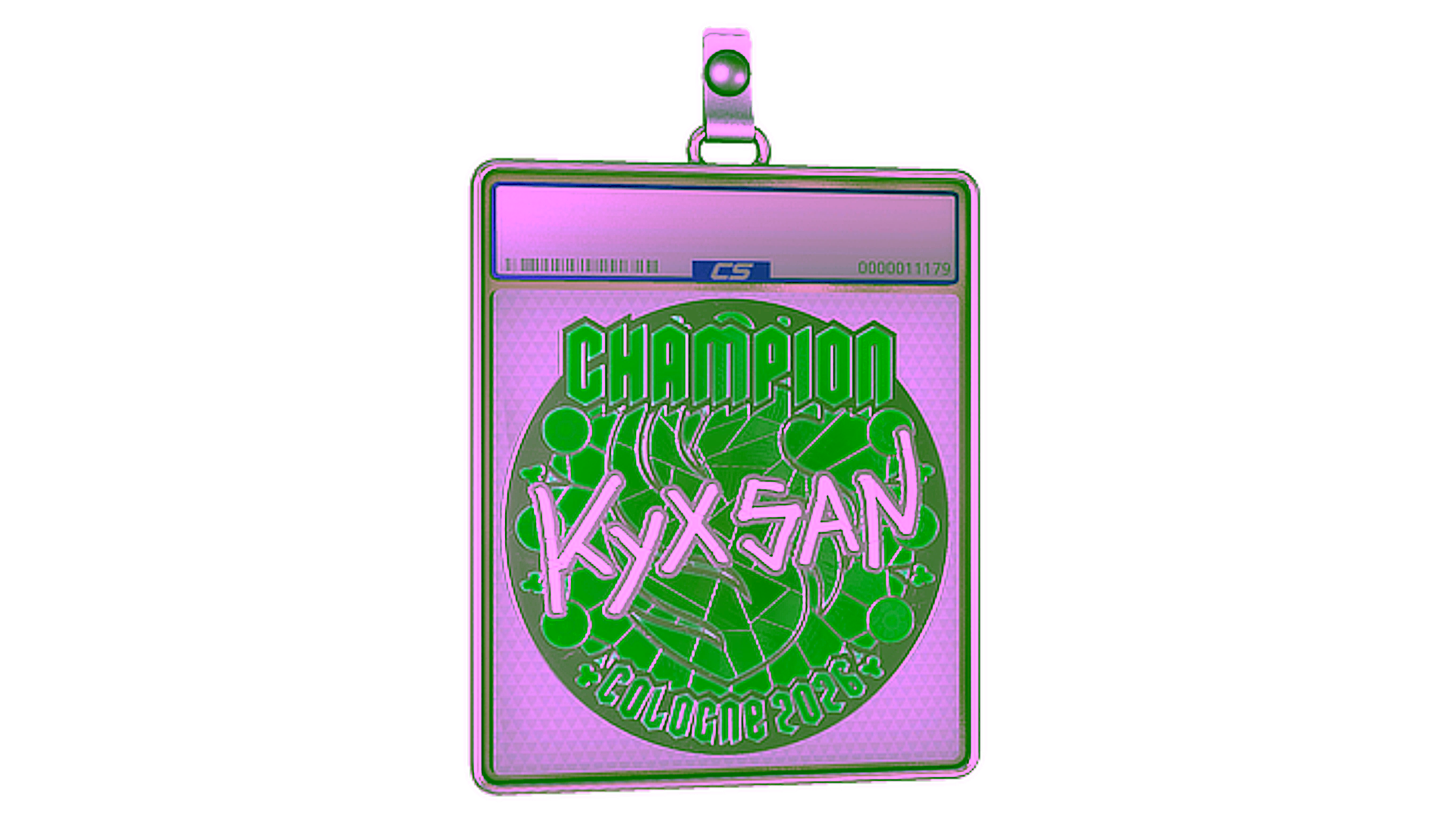 Display for Sticker Slab | kyxsan (Foil, Champion) | Cologne 2026