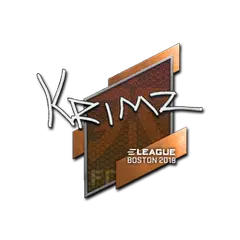 Sticker KRIMZ Boston 2018