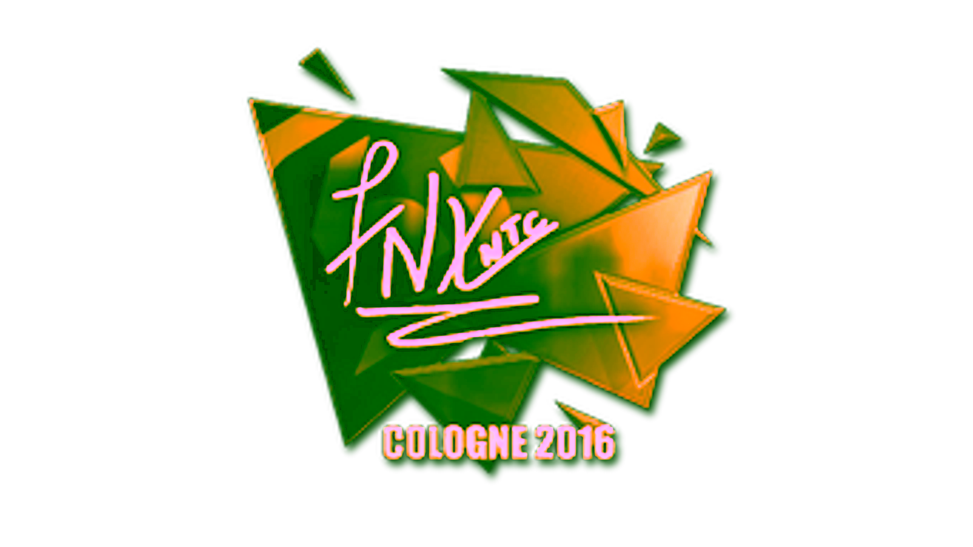 Visar för Sticker | fnx (Gold) | Cologne 2016