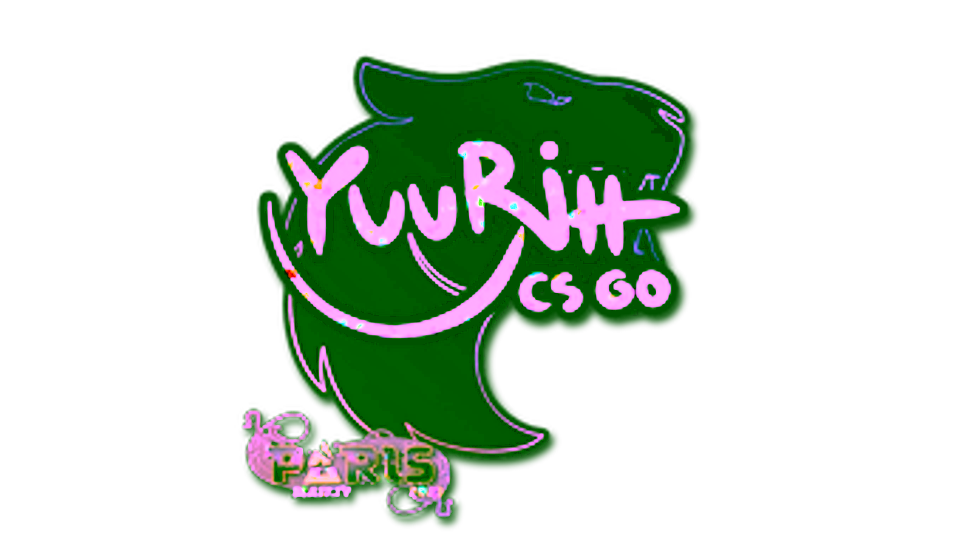 Exibição para Sticker | yuurih (Glitter) | Paris 2023