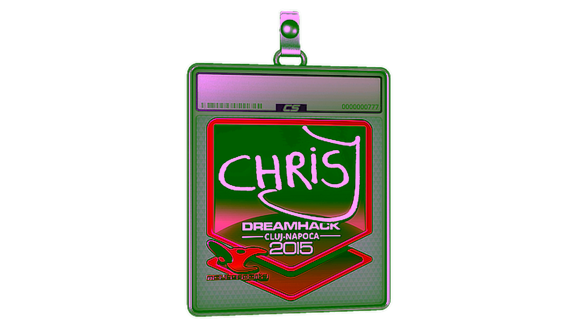 Exibição para Sticker Slab | chrisJ (Foil) | Cluj-Napoca 2015