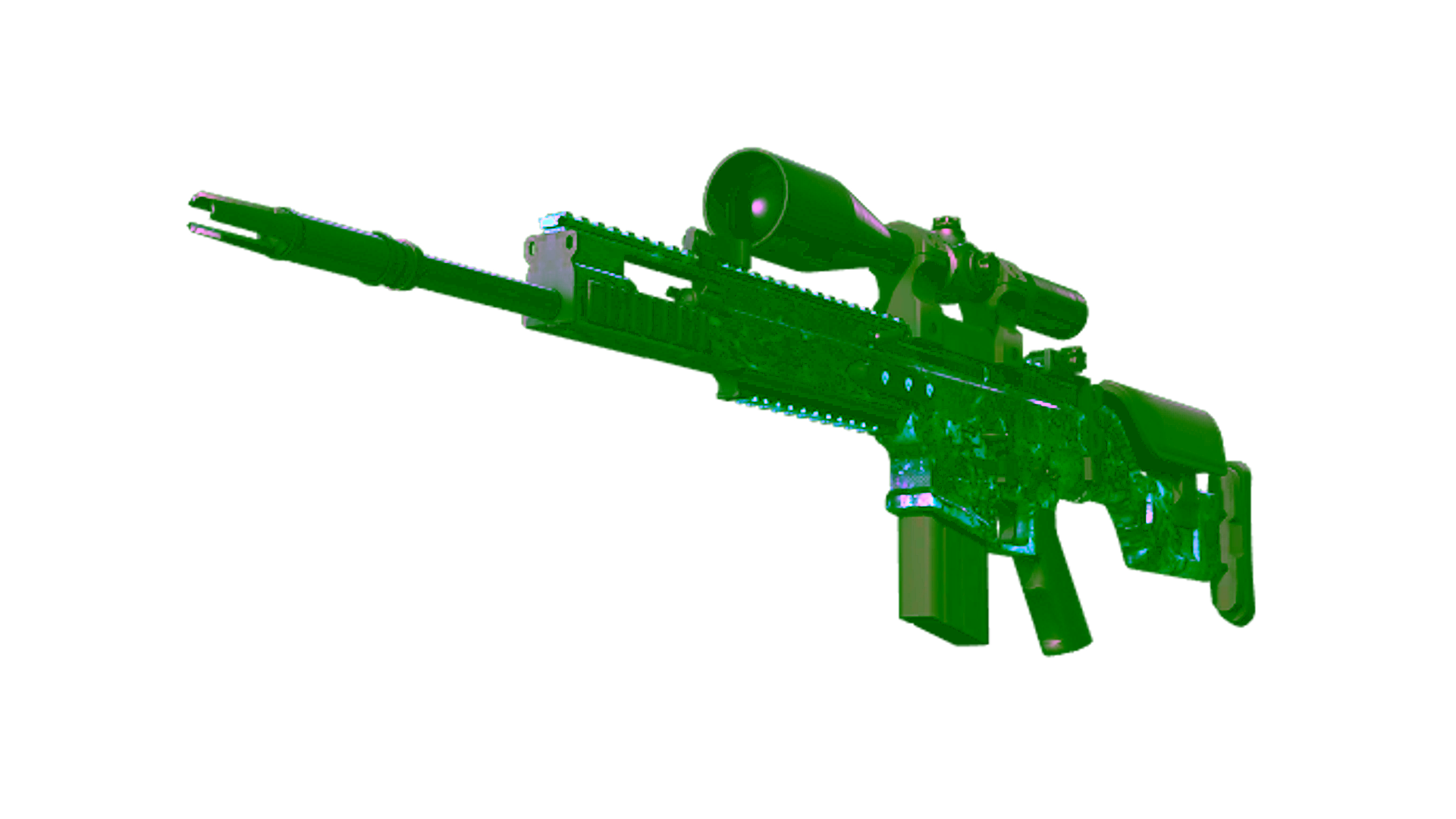 Display for StatTrak™ SCAR-20 | Grotto (Factory New)