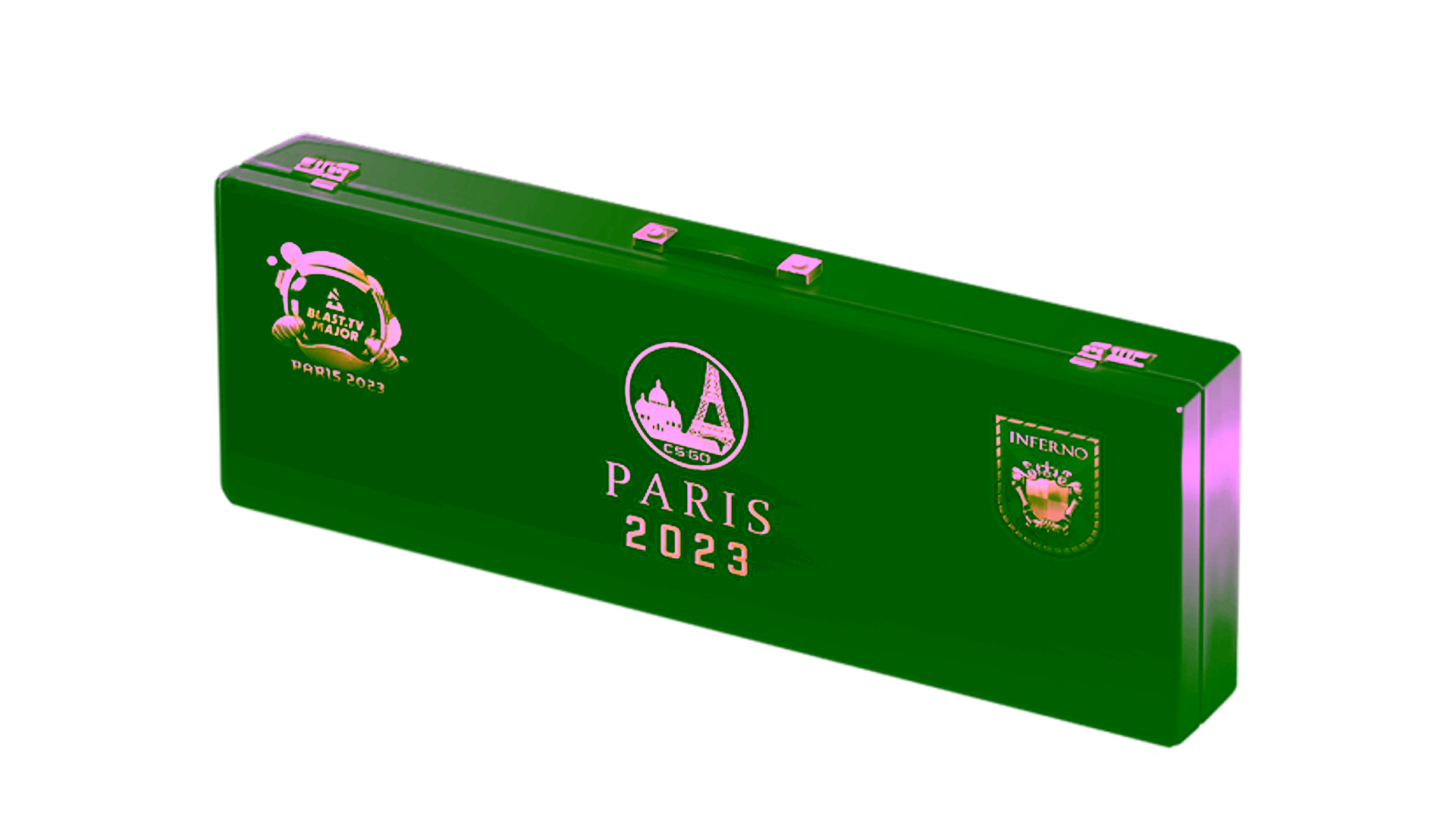 Display for Paris 2023 Inferno Souvenir Package