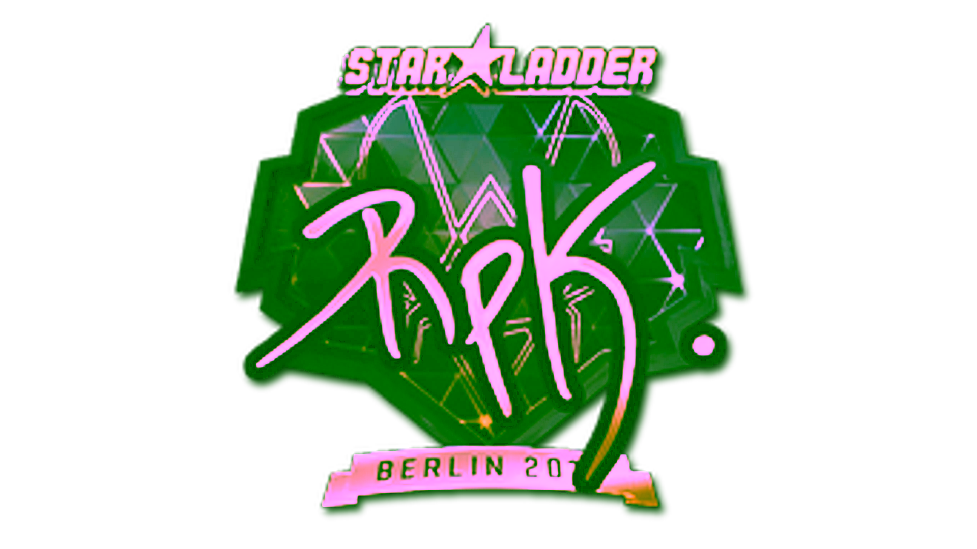 Display for Sticker | RpK (Gold) | Berlin 2019