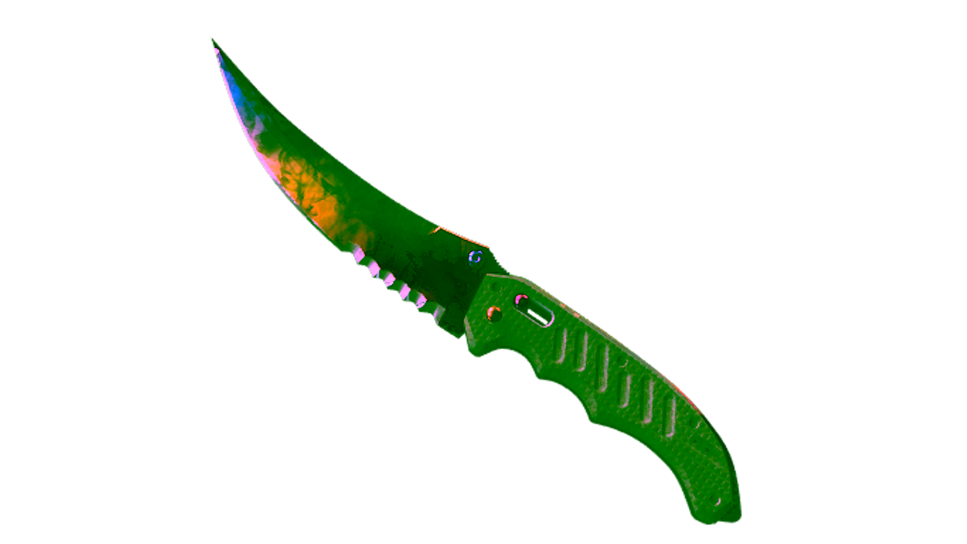 Display for ★ StatTrak™ Flip Knife | Marble Fade (Minimal Wear)