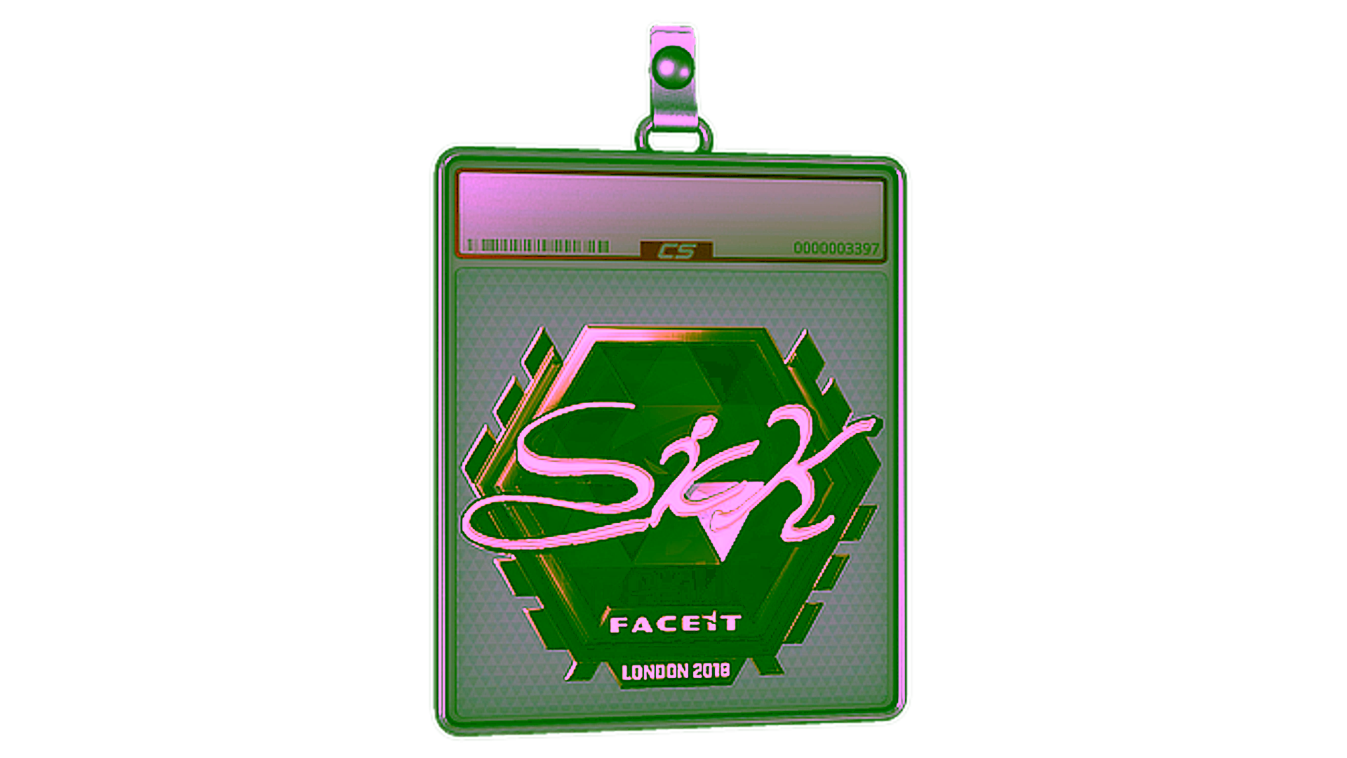 Anzeige für Sticker Slab | SicK (Gold) | London 2018