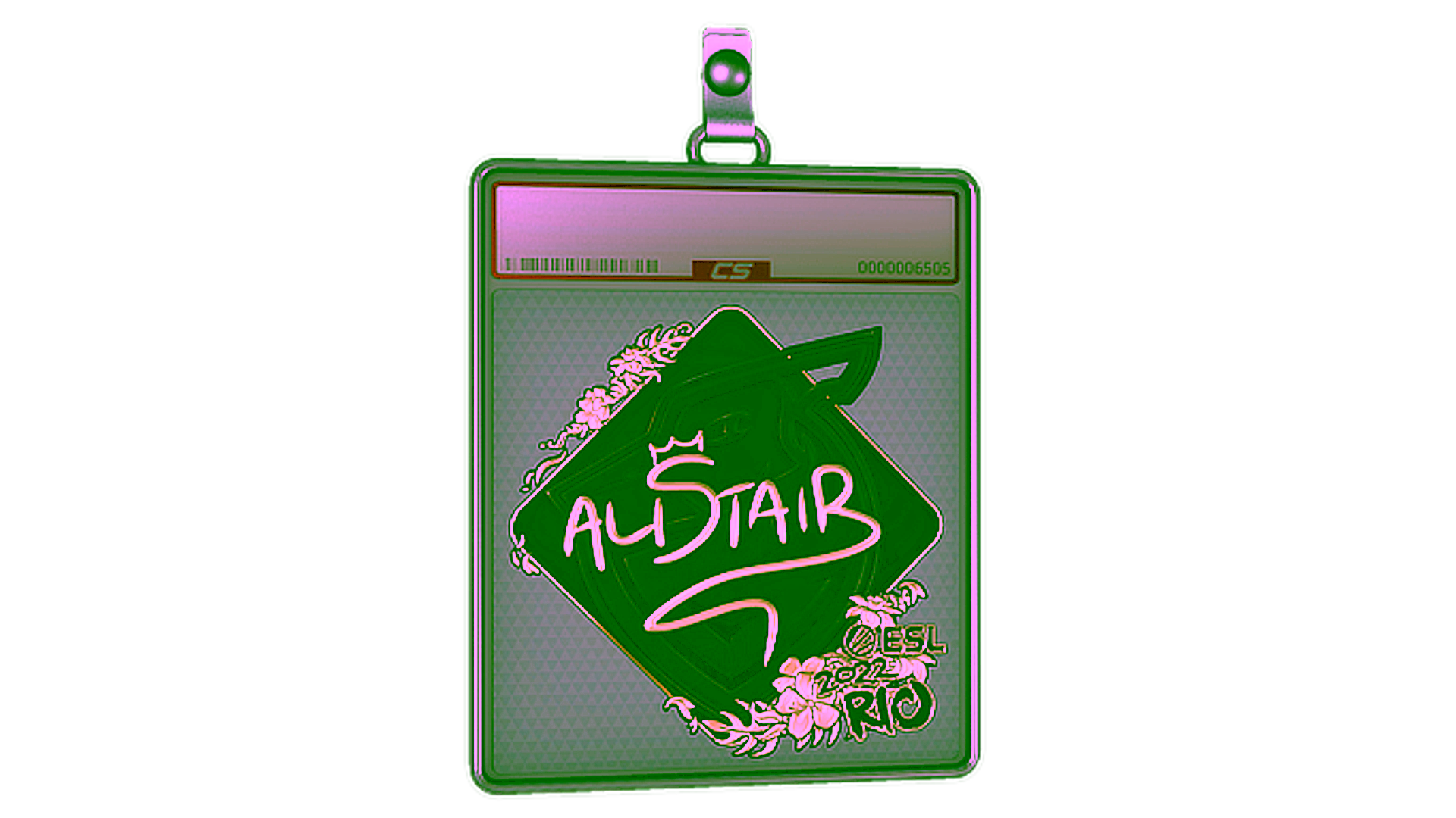 Visar för Sticker Slab | aliStair (Gold) | Rio 2022