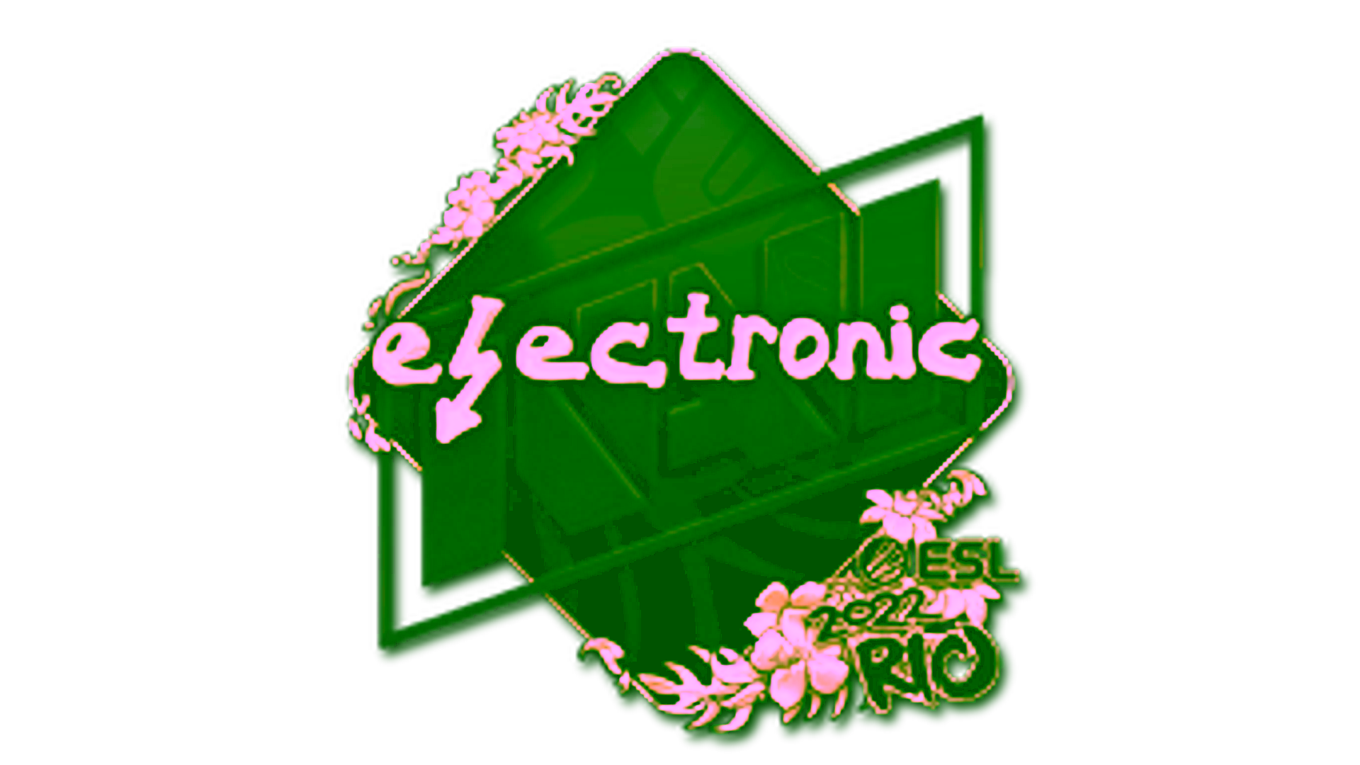 Display for Sticker | electronic (Gold) | Rio 2022