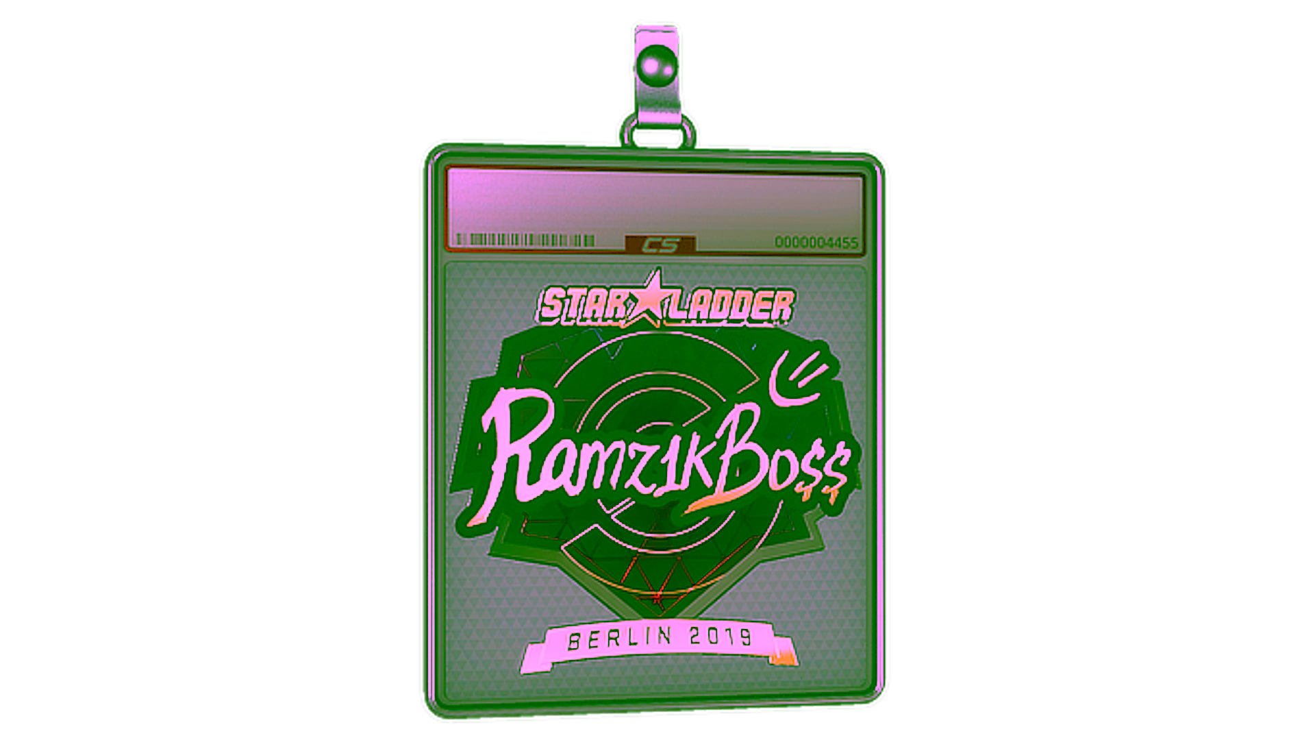 Display for Sticker Slab | Ramz1kBO$$ (Gold) | Berlin 2019