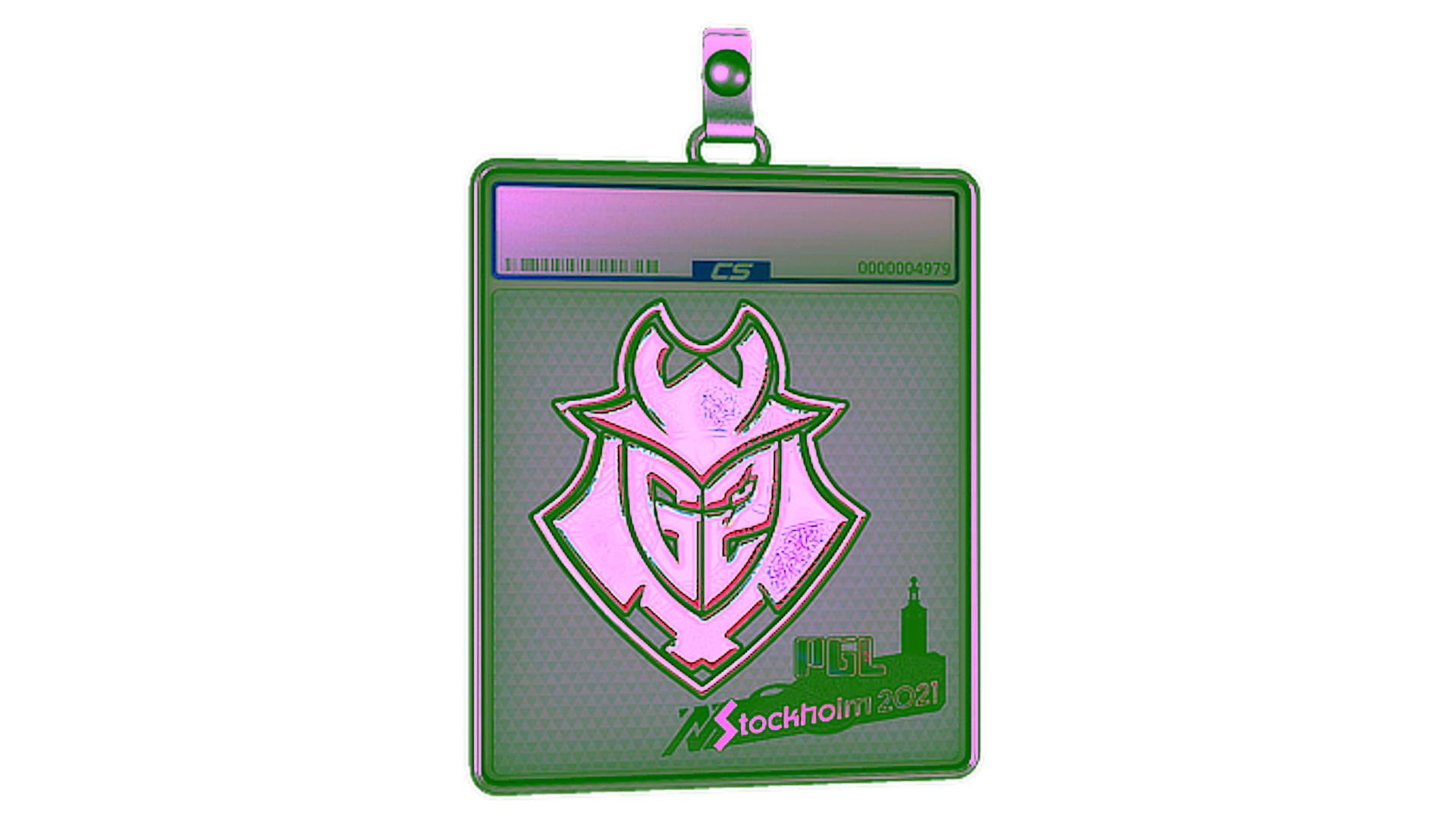 Display for Sticker Slab | G2 Esports (Holo) | Stockholm 2021