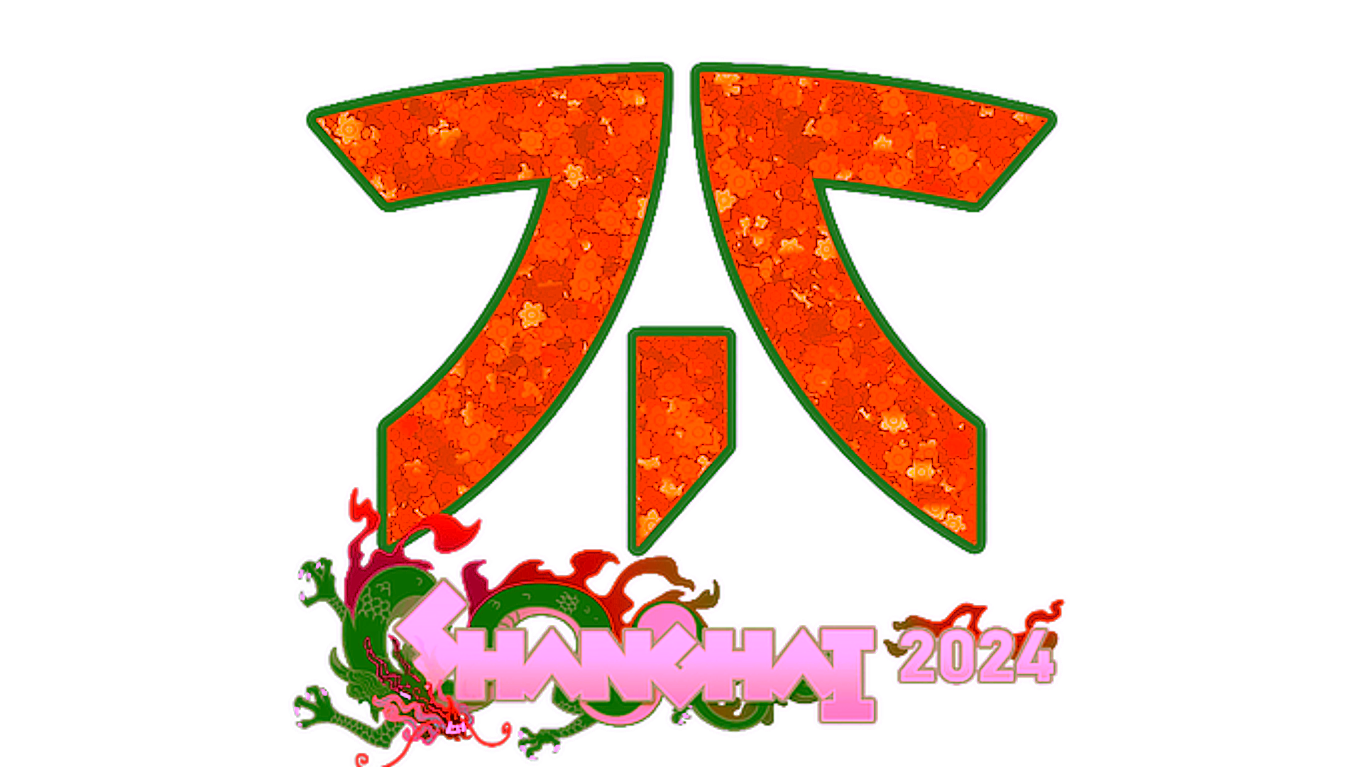 Display for Sticker | Fnatic (Glitter) | Shanghai 2024