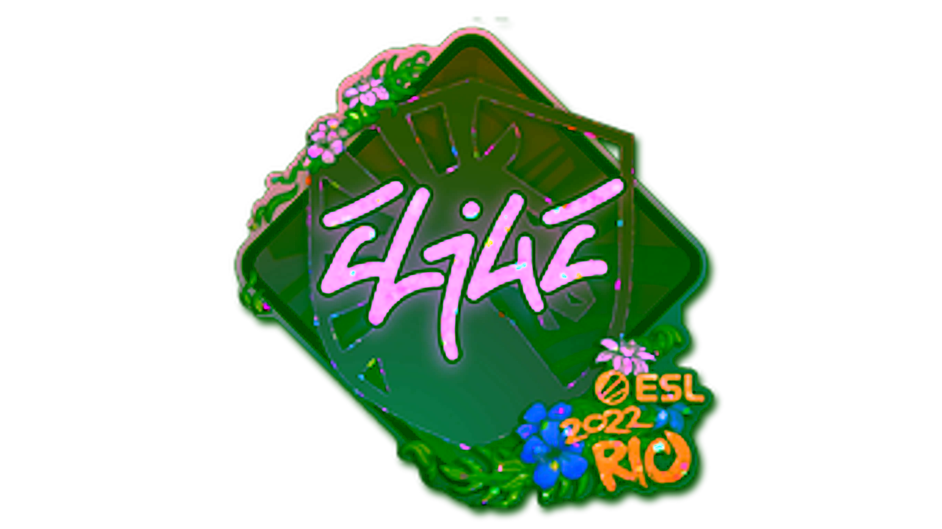 Mostrar para Sticker | EliGE (Glitter) | Rio 2022