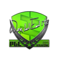 Sticker WorldEdit Krakow 2017