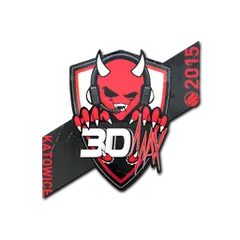 Sticker 3DMAX Katowice 2015