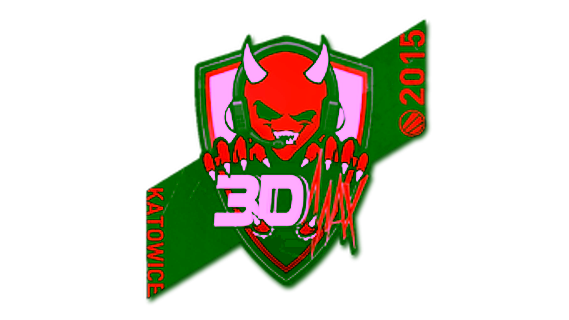 Display for Sticker | 3DMAX | Katowice 2015