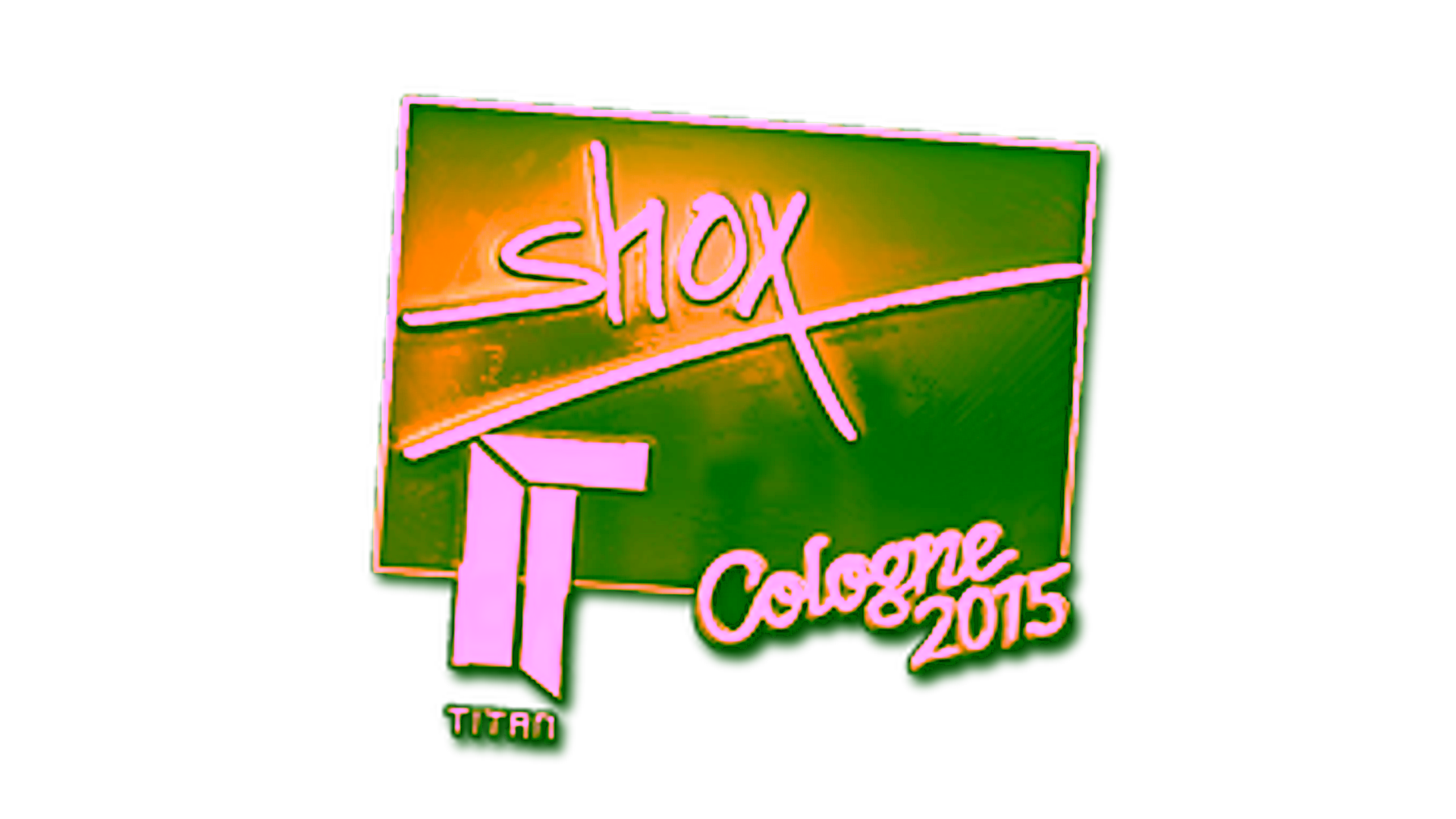 Mostrar para Sticker | shox (Gold) | Cologne 2015