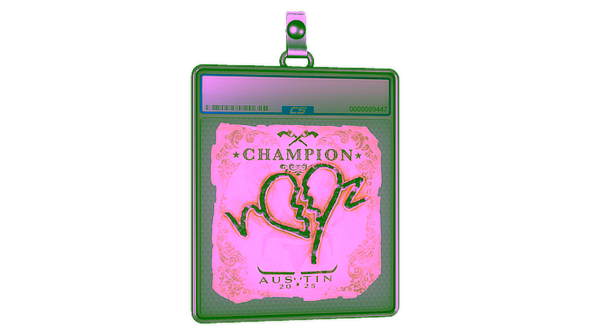 Display for Sticker Slab | ropz (Champion) | Austin 2025