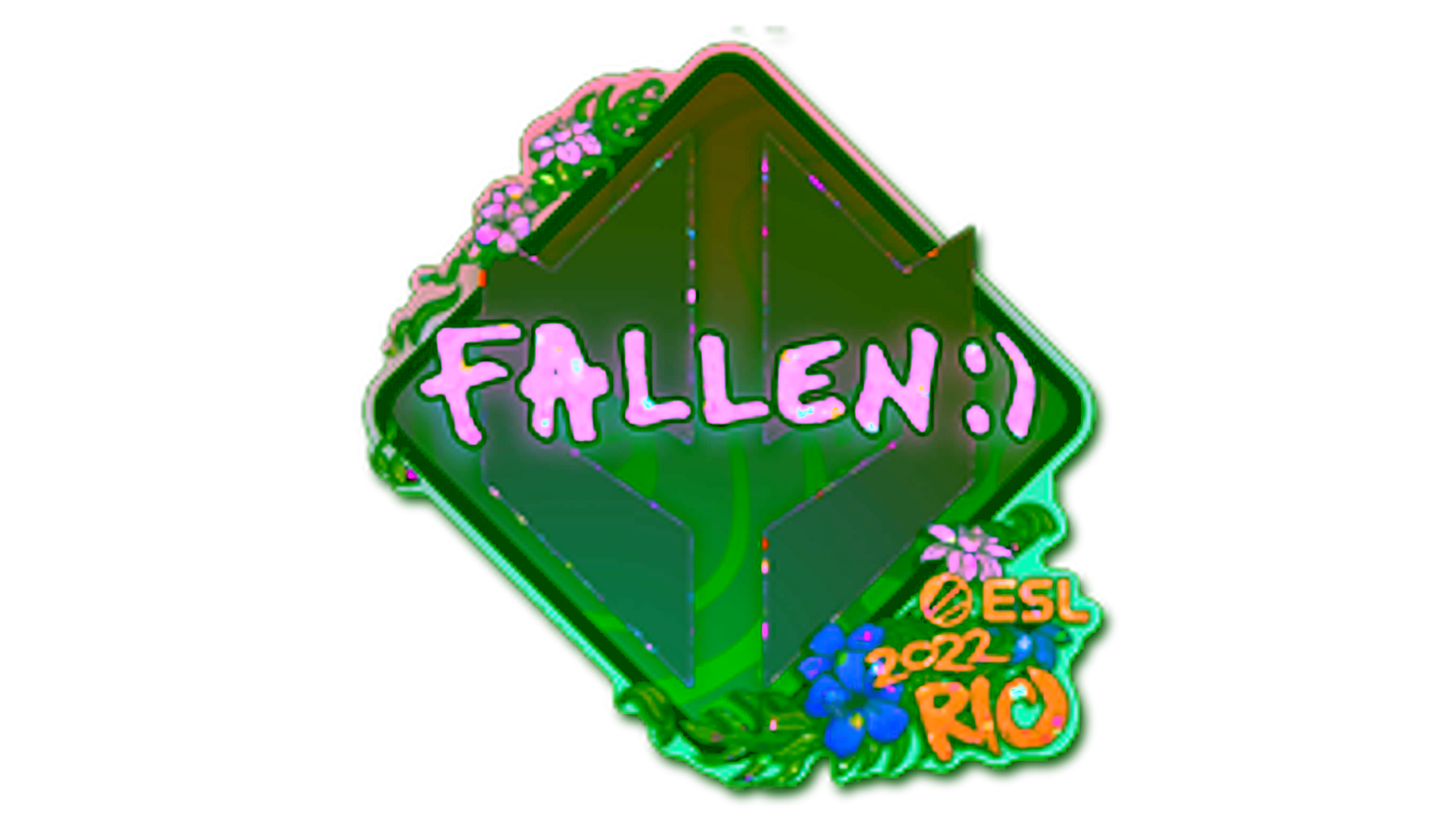 Display for Sticker | FalleN (Glitter) | Rio 2022