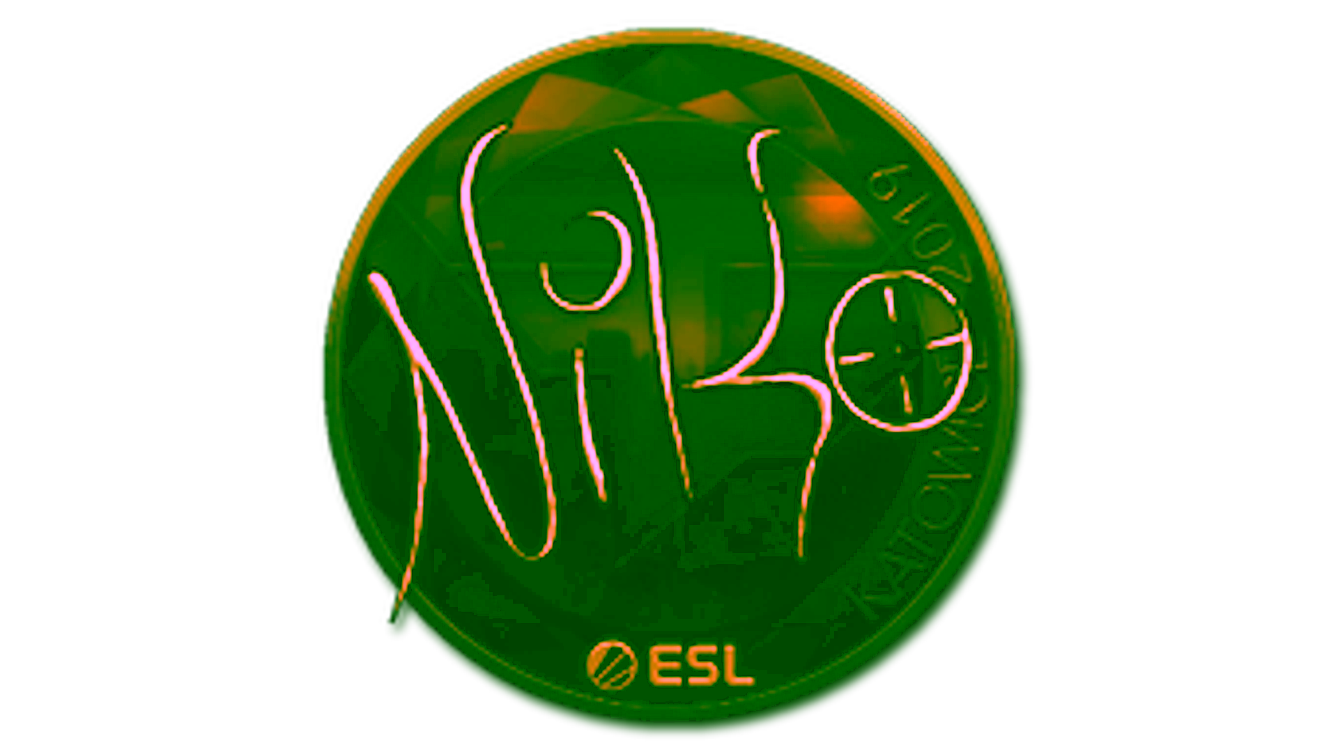 Rodyti Sticker | NiKo (Gold) | Katowice 2019