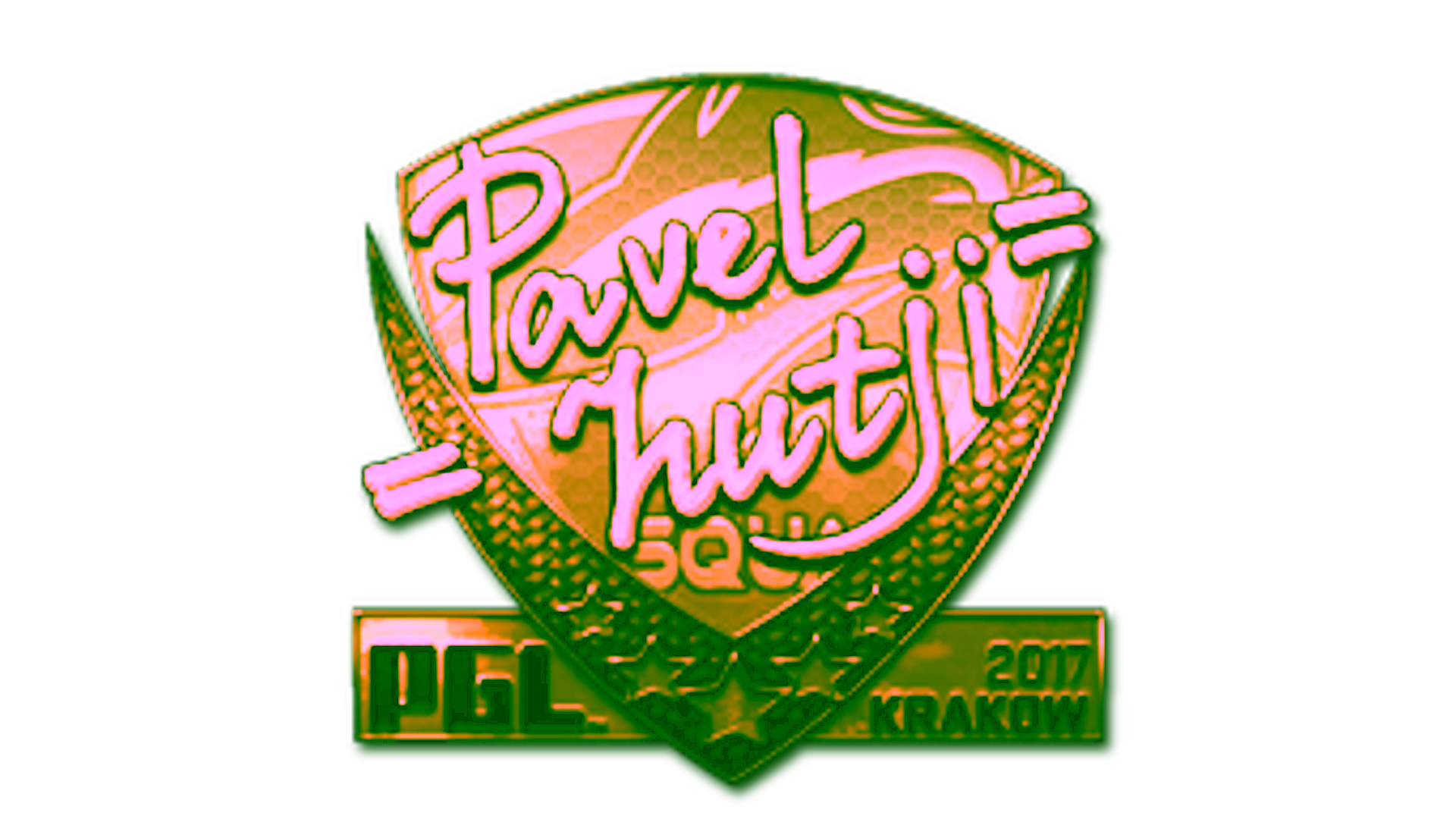 Display for Sticker | hutji (Gold) | Krakow 2017