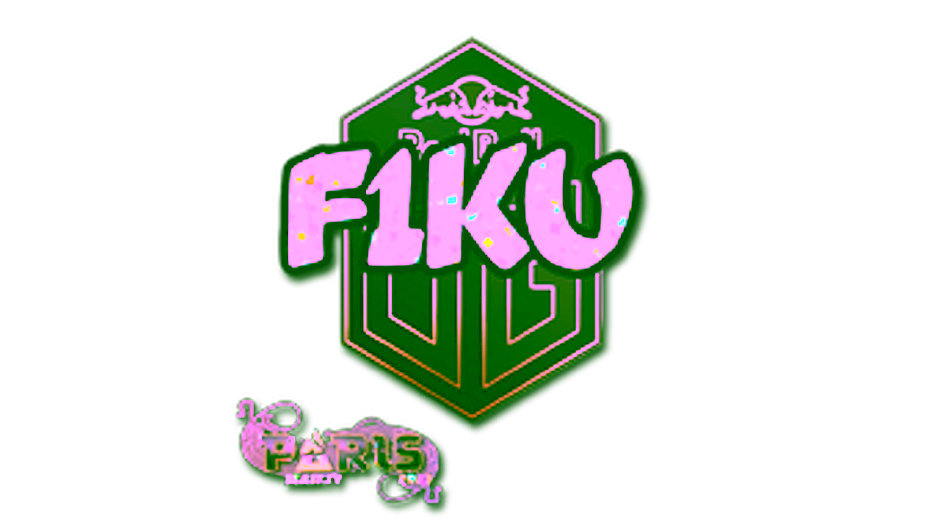 Display for Sticker | F1KU (Glitter) | Paris 2023