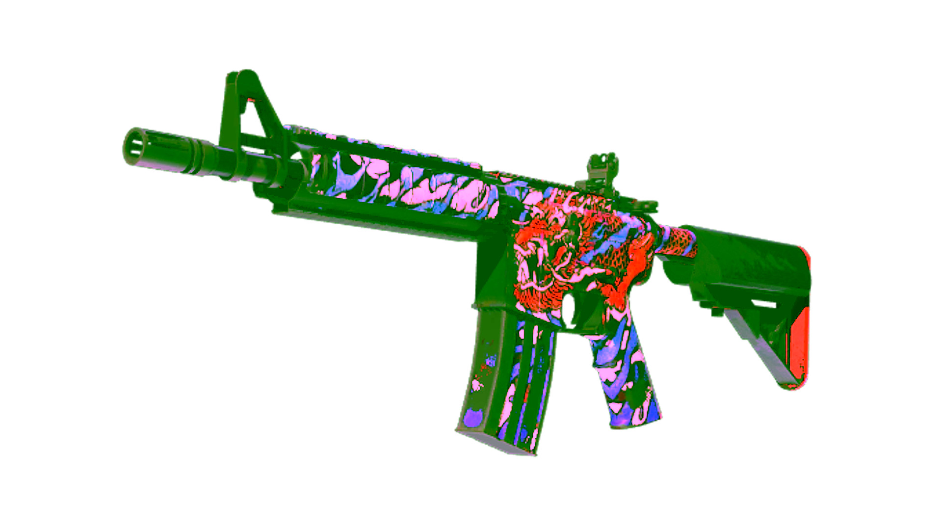 Display for M4A4 | 龍王 (Dragon King) (Well-Worn)