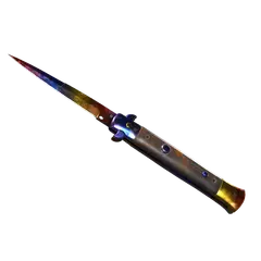 Stiletto Knife Marble Fade