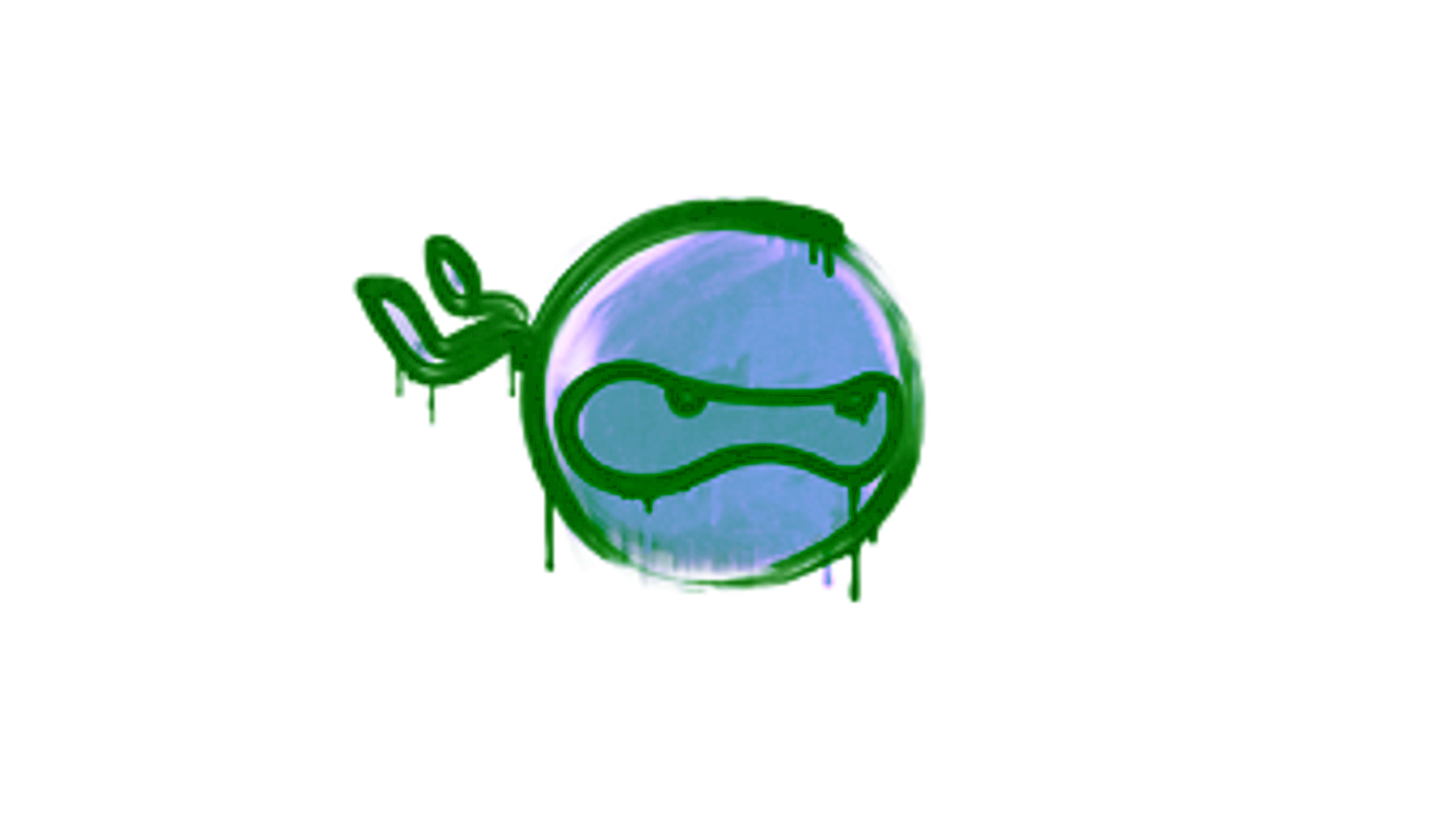 Display for Sealed Graffiti | Ninja (Wire Blue)