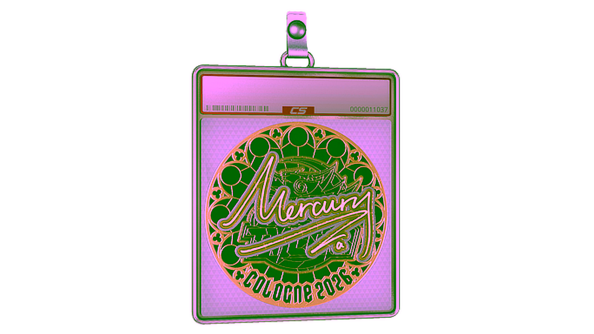 Rodyti Sticker Slab | Mercury (Gold) | Cologne 2026