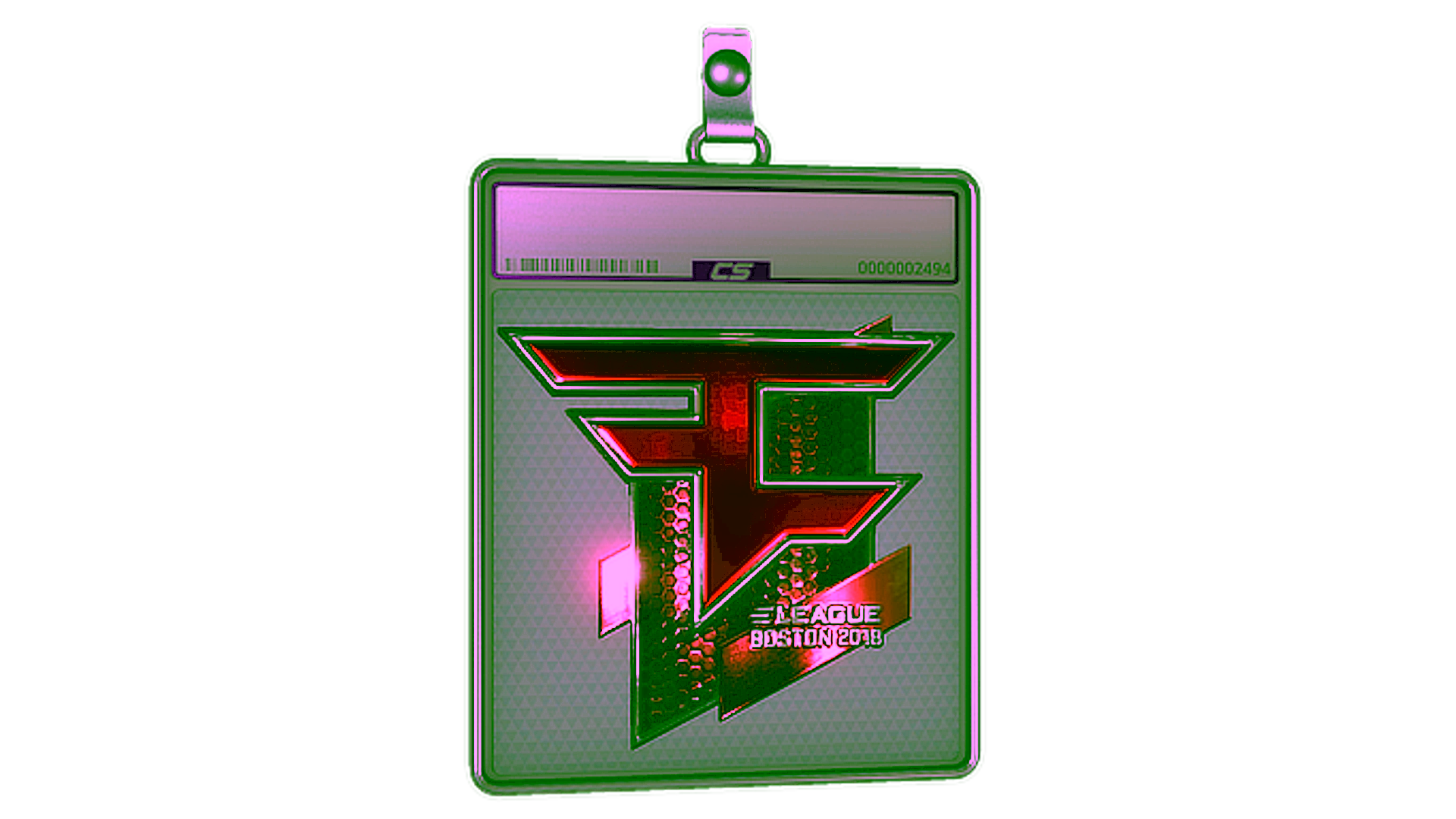 Display for Sticker Slab | FaZe Clan (Foil) | Boston 2018