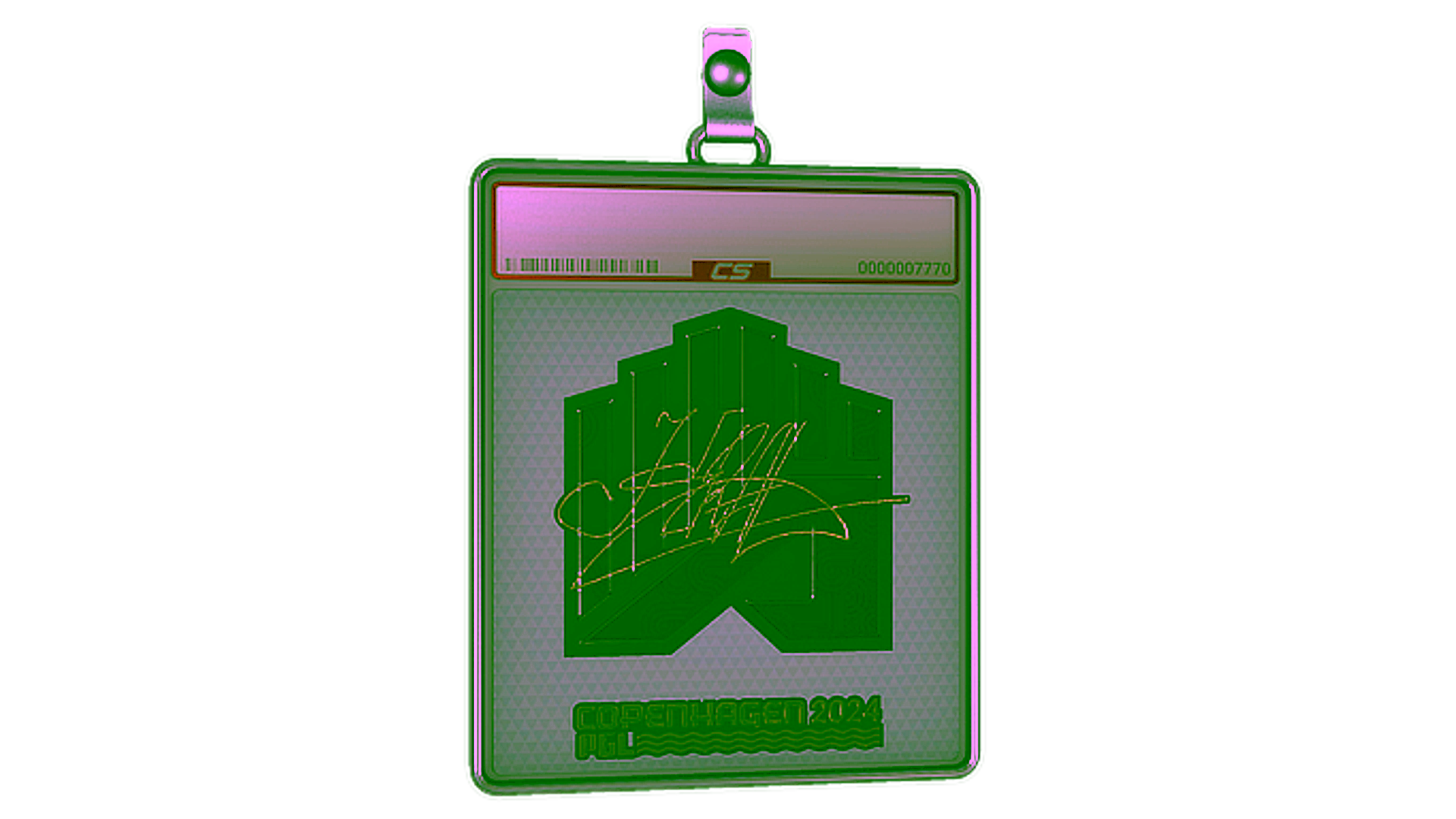 Display for Sticker Slab | Krad (Gold) | Copenhagen 2024
