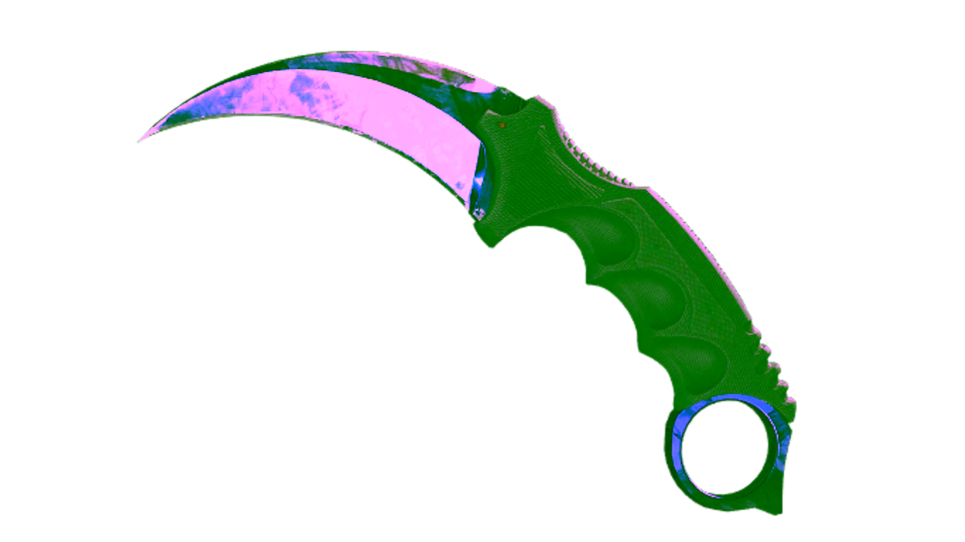 Display for ★ StatTrak™ Karambit | Doppler Phase 4 (Factory New)