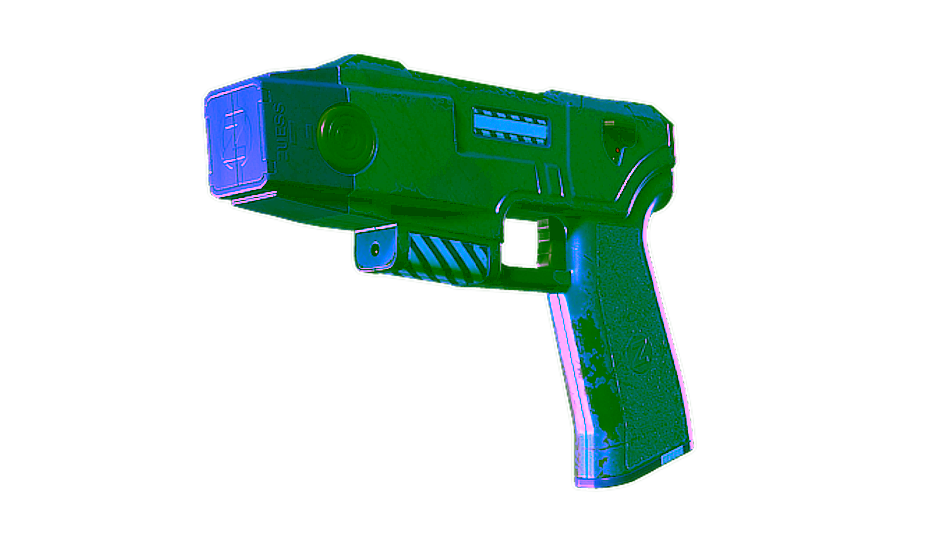 Display for Souvenir Zeus x27 | Electric Blue (Well-Worn)