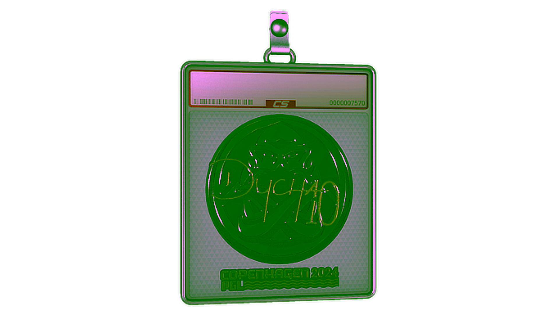 Visar för Sticker Slab | Dycha (Gold) | Copenhagen 2024