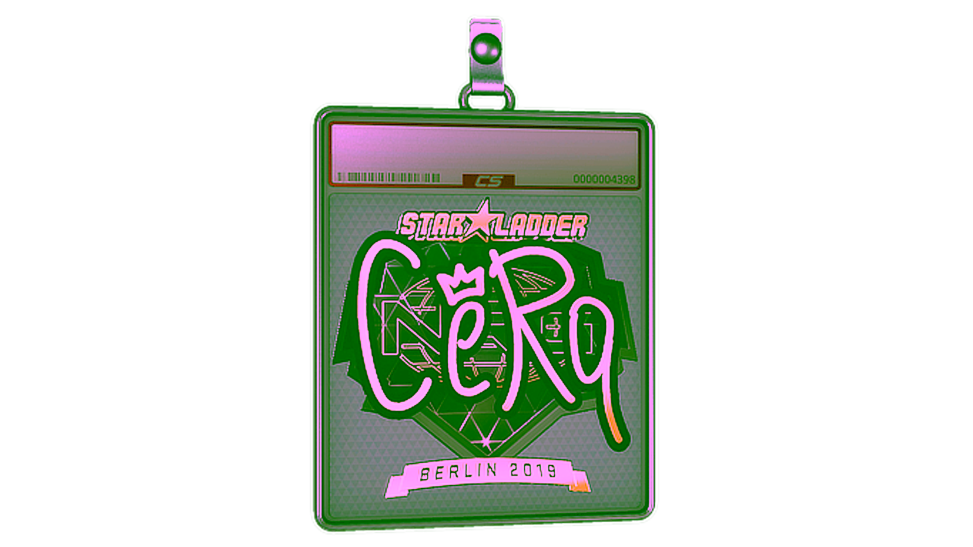 Display for Sticker Slab | CeRq (Gold) | Berlin 2019