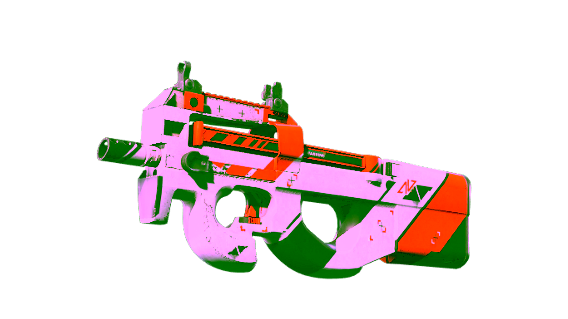 Display for P90 | Asiimov (Field-Tested)