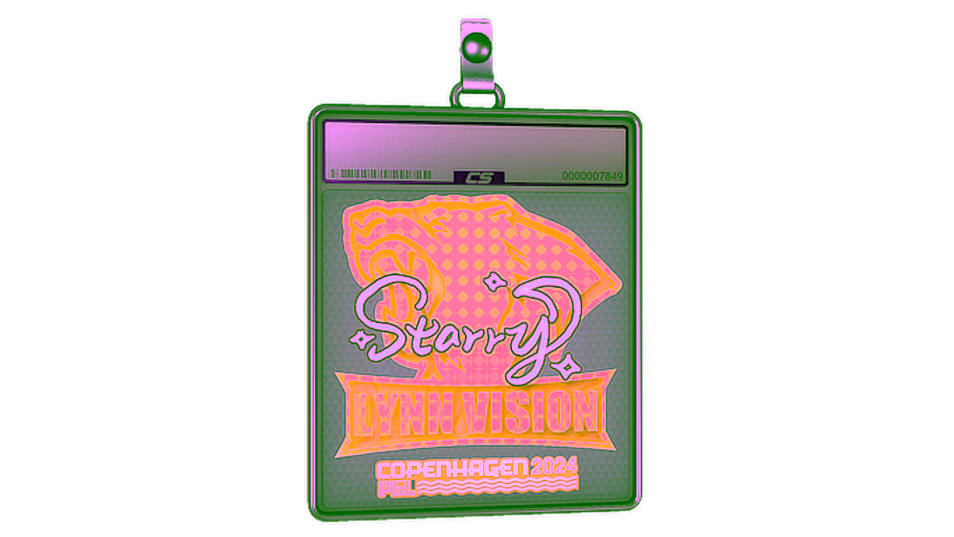 Display for Sticker Slab | Starry (Holo) | Copenhagen 2024