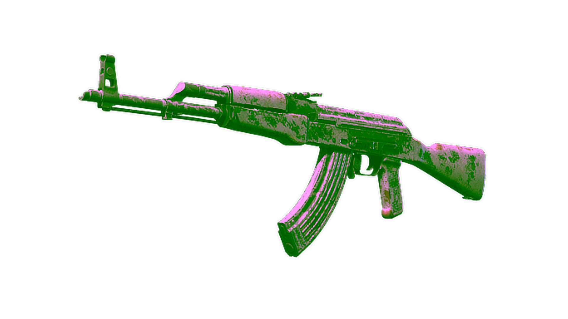 Display for AK-47 | VariCamo Grey (Battle-Scarred)