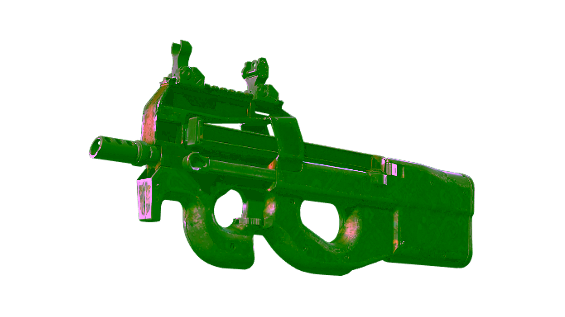 Display for Souvenir P90 | Ancient Earth (Battle-Scarred)