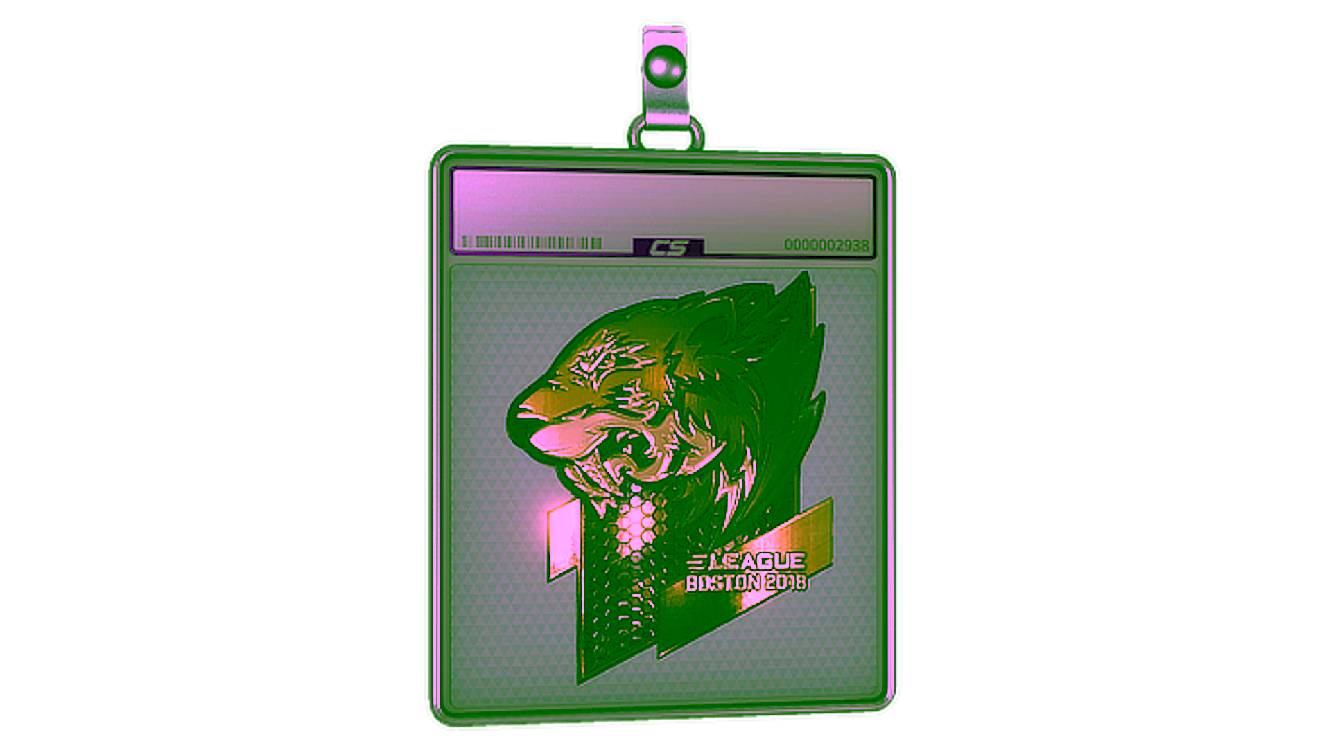 Affichage pour Sticker Slab | Flash Gaming (Gold) | Boston 2018