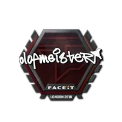 Sticker olofmeister London 2018