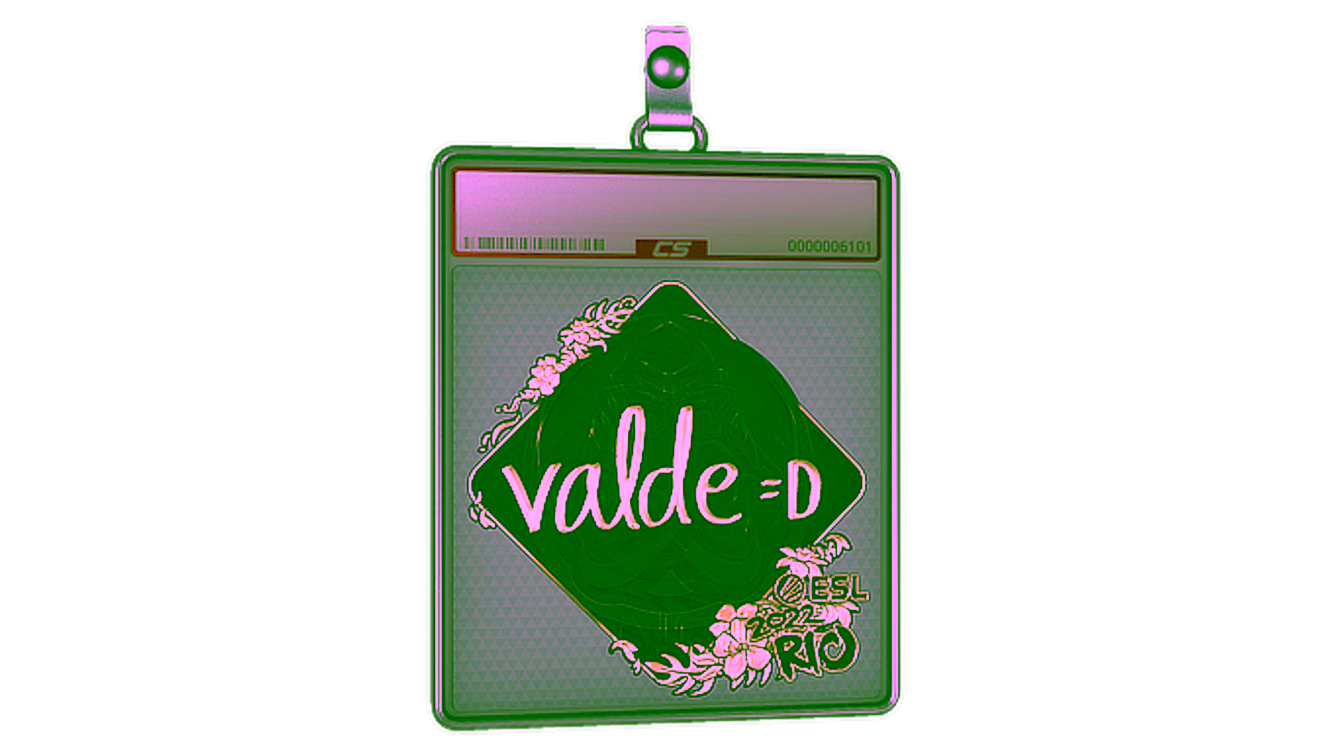 Affichage pour Sticker Slab | v4lde (Gold) | Rio 2022