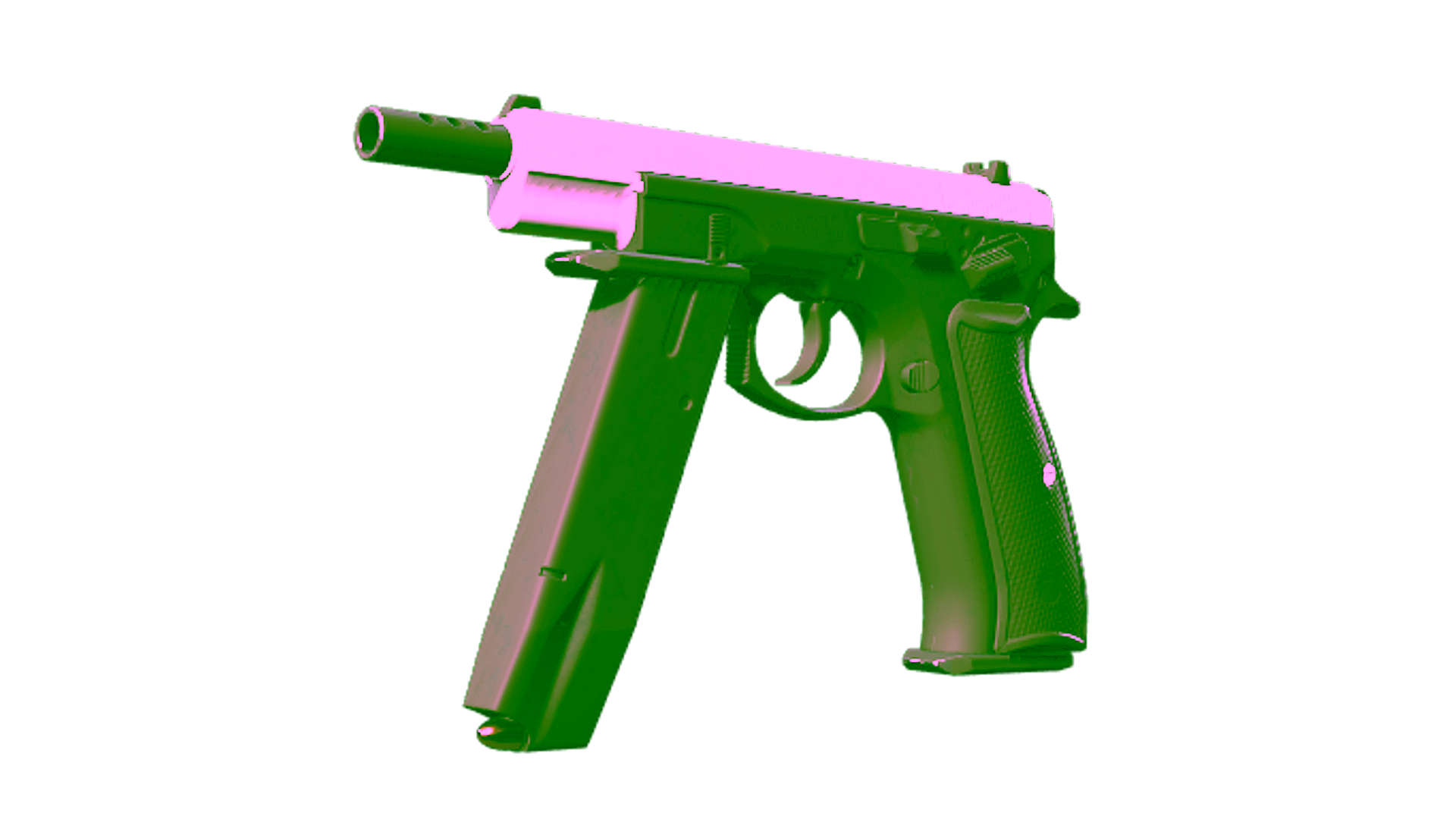 Display for Souvenir CZ75-Auto | Tuxedo (Minimal Wear)