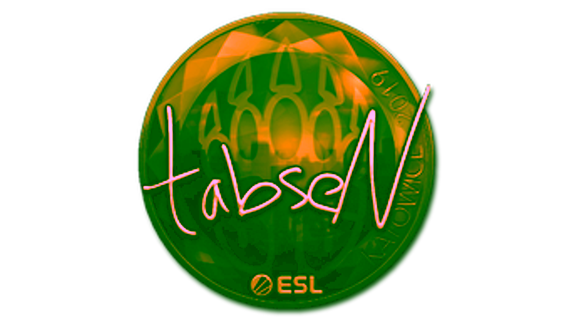 Anzeige für Sticker | tabseN (Gold) | Katowice 2019