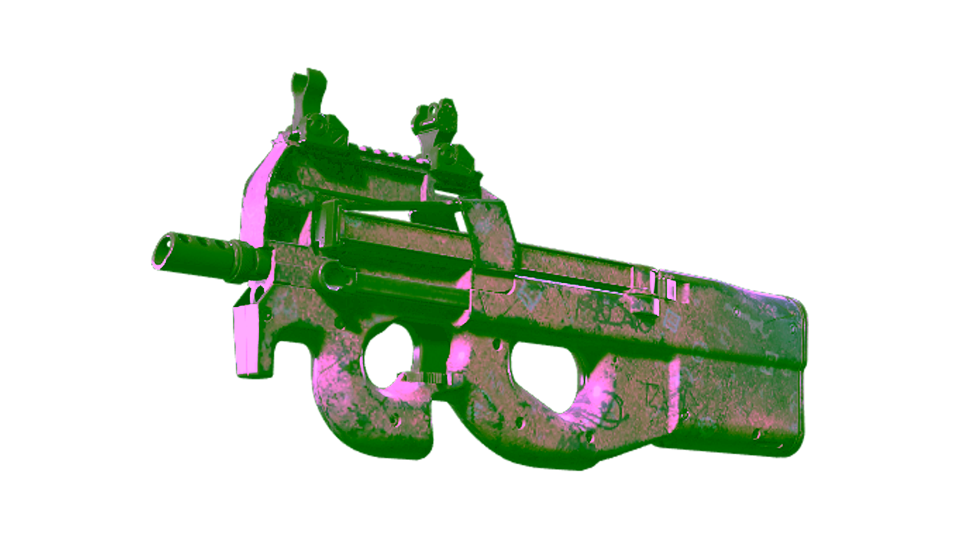 Affichage pour Souvenir P90 | Wash me (Field-Tested)