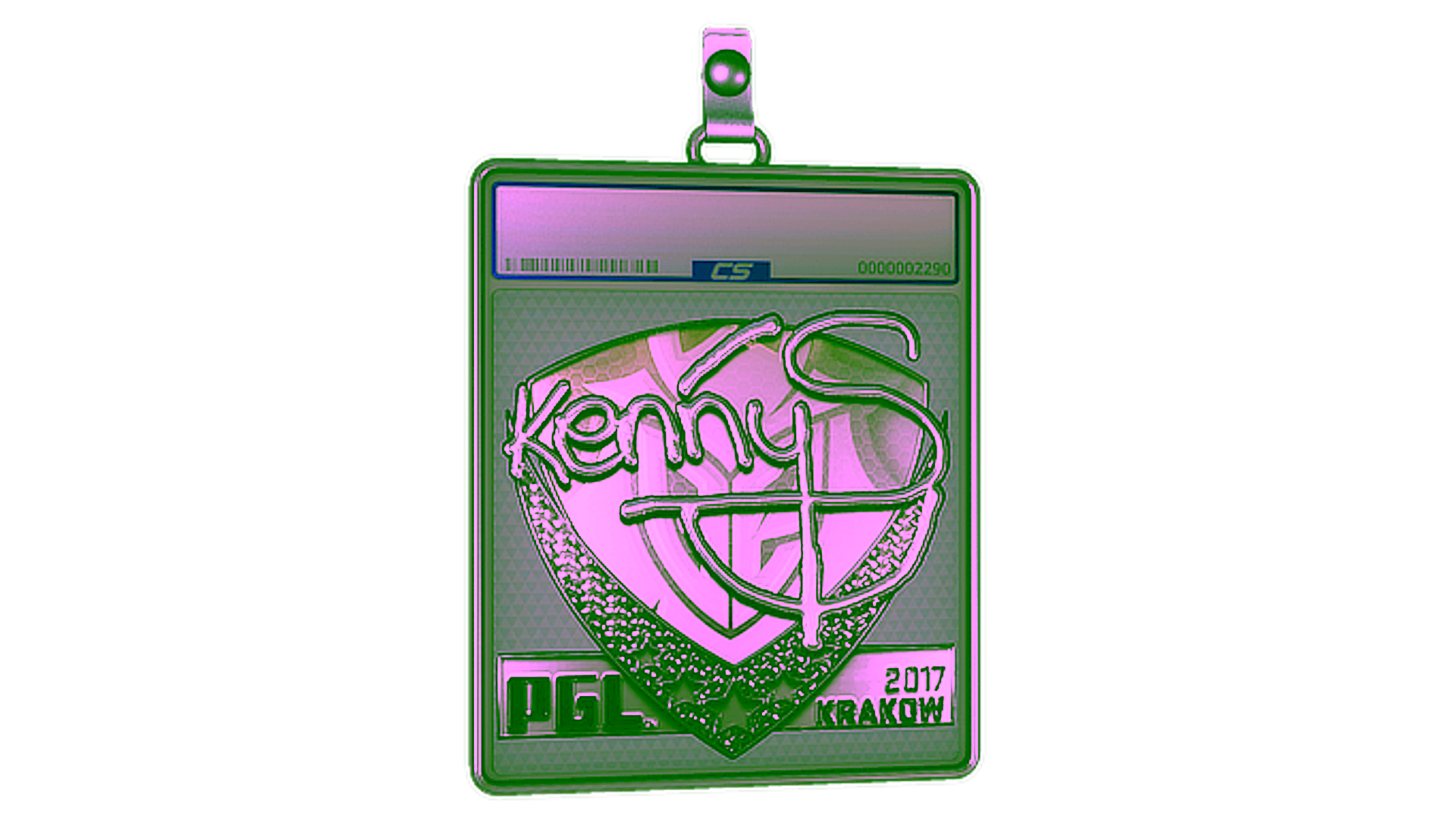 Visar för Sticker Slab | kennyS (Foil) | Krakow 2017