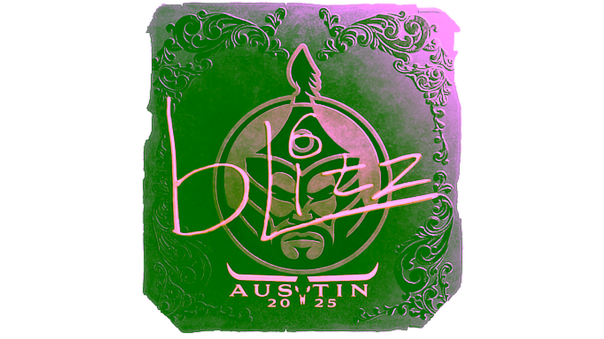 Display for Sticker | bLitz (Foil) | Austin 2025