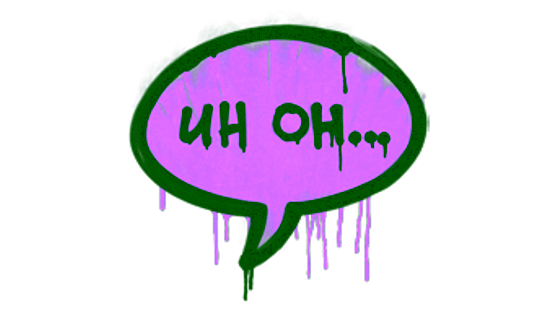 Display for Sealed Graffiti | Uh Oh (Violent Violet)