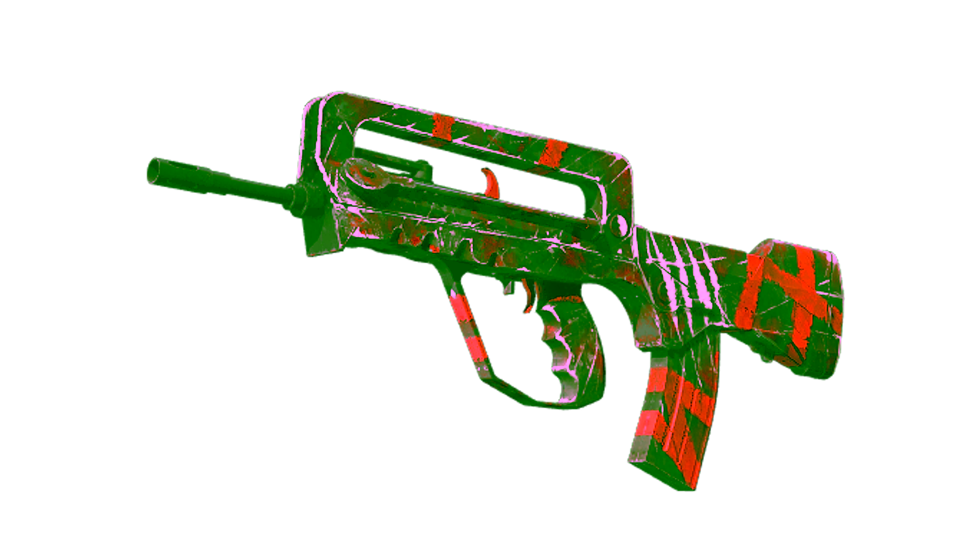 Display for StatTrak™ FAMAS | Survivor Z (Factory New)